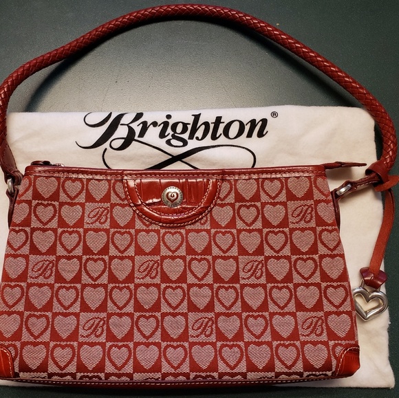 Brighton Handbags - Brighton Red Signature Jacquard Purse